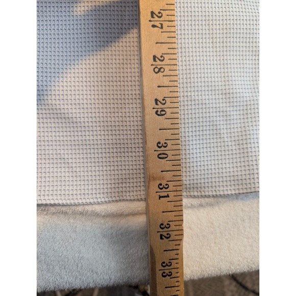 TWILLORY Mens Tailored Fit Non Iron Dress Shirt Light Blue Check 17 34/35 - Picture 10 of 11